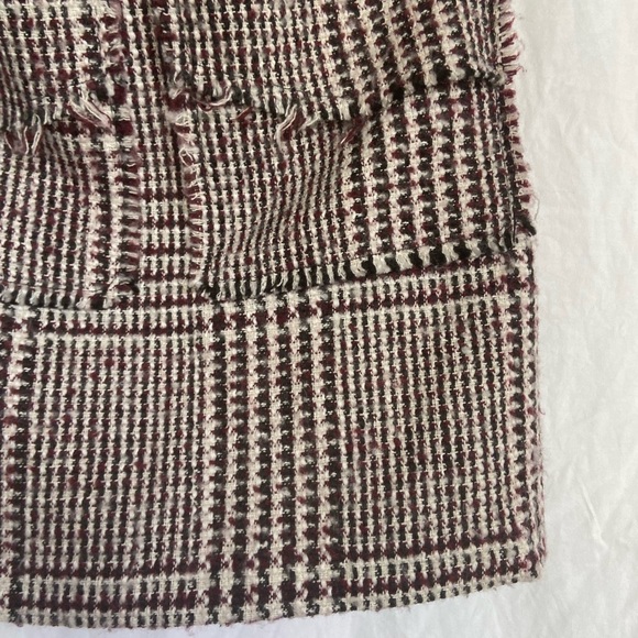 Revolve Line & Dot Thalia Skirt in Plum & Black Plaid Size Small - Picture 3 of 8